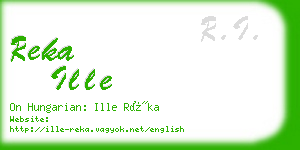 reka ille business card